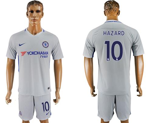Chelsea #10 Hazard Sec Away Soccer Club Jersey